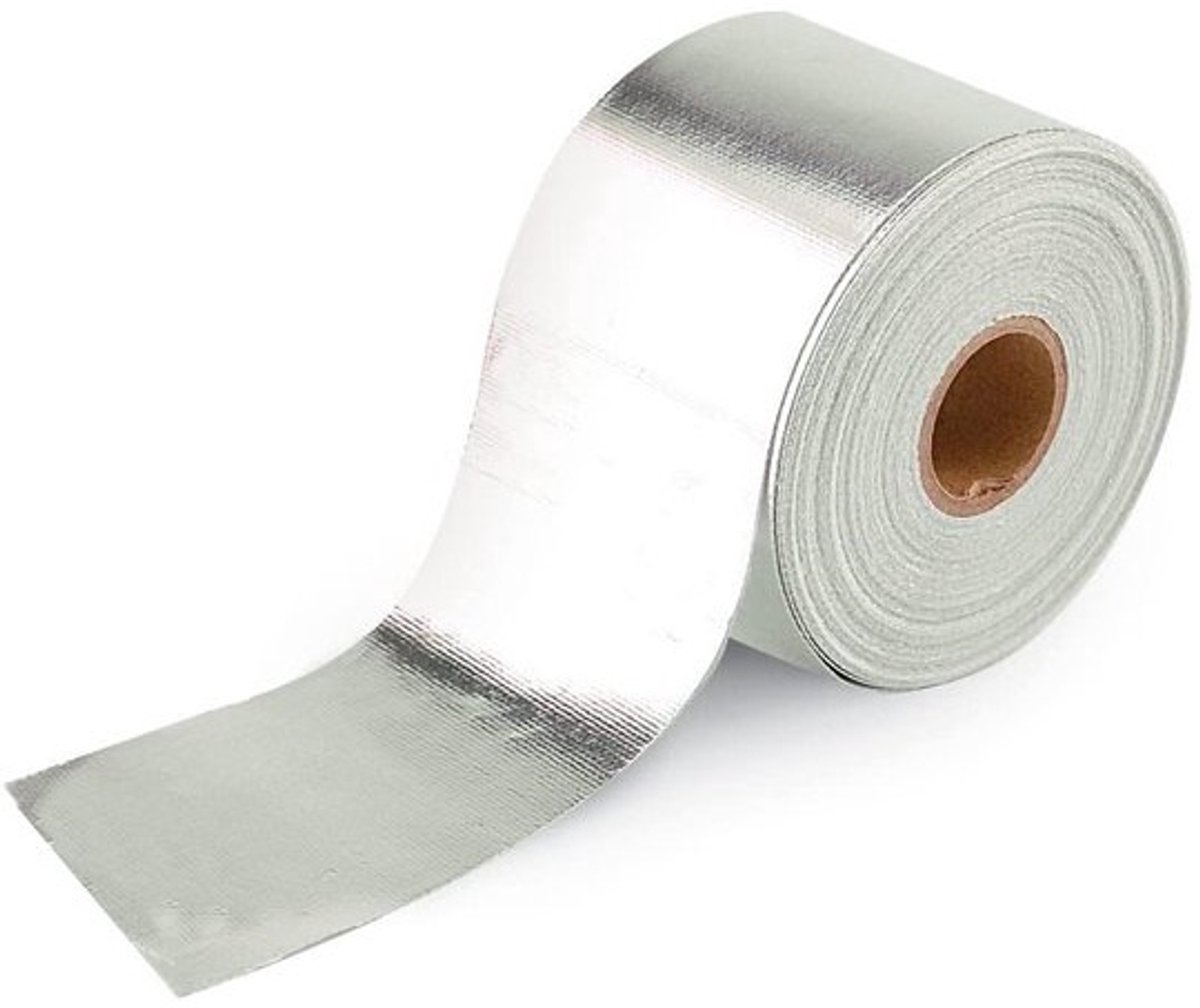 Hitte Reflecterende Tape - Isolatietape Beschermende Tape - Warmte Beschermen - Zelfklevend - 5 cm x 9 m - Zilver