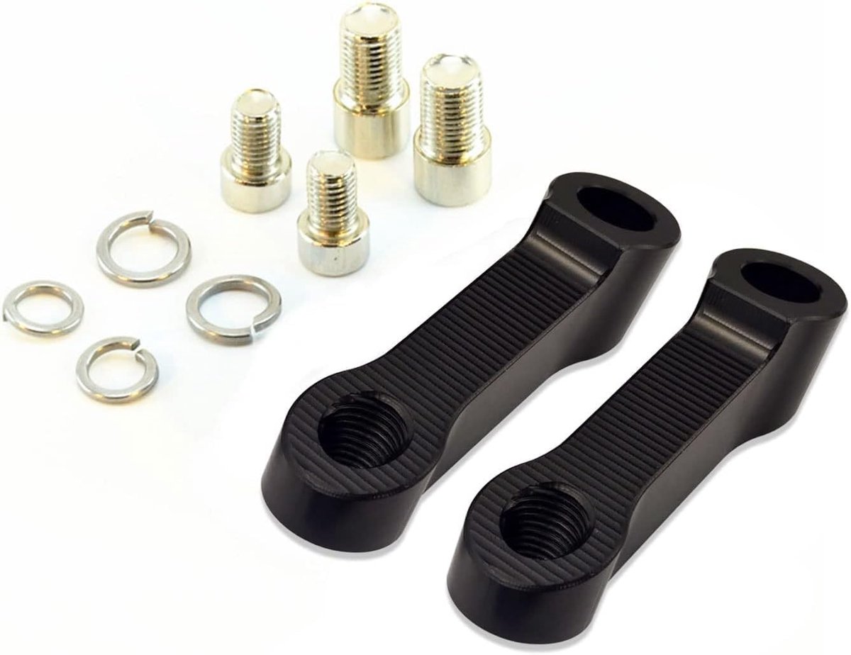 CNC Gefreesde Aluminium Adapter voor Motorfiets Spiegels, Verlengstukken en Achteruitkijkspiegels voor Elektrische Voertuigen