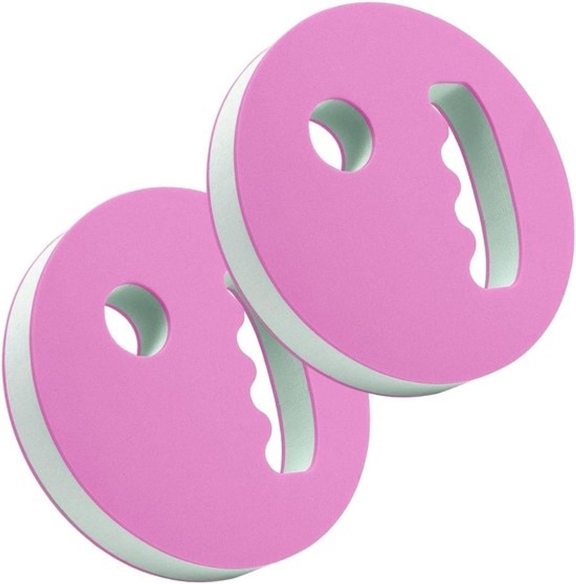 Water Oefenschijven - Handpeddels Zwemmen - Aquatische Training - Verhoogt Weerstand - 19 x 19 cm - Roze