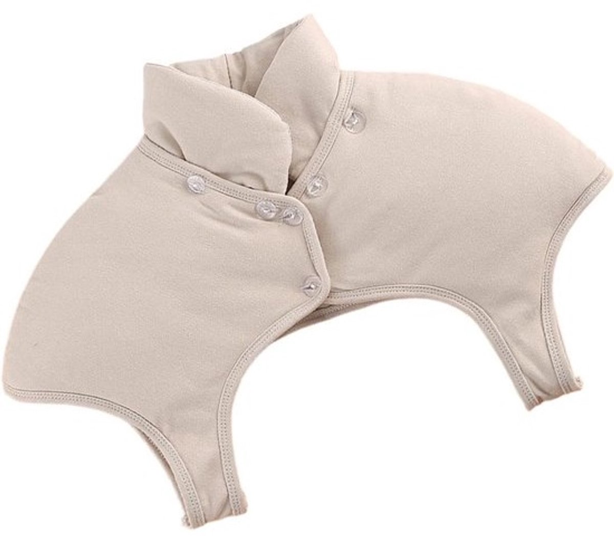 Verwarmingskussen Nek Schouders - Warmtekussen Rug - Spierontspanning Thuis - Comfortabele Halve Jas - 30 x 20 cm - Grijs