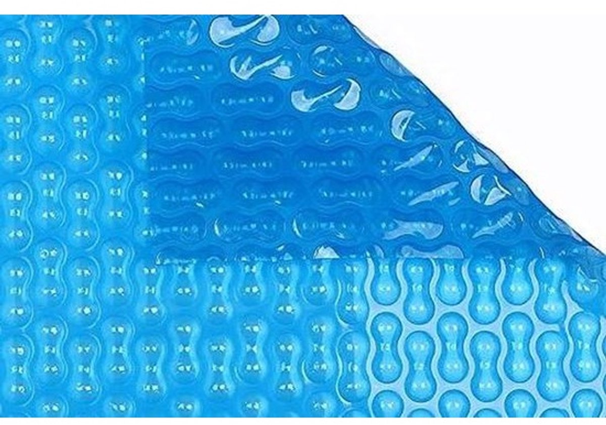 Zonne-afdekking Zwembad - Thermale deken - Warmtebehoud Zwembad - Voorkomt Verdamping - 8 x 4 m - Blauw