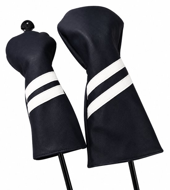 Golf Club Headcover Double-Stripe - Golfclub Covers - Wit- Headcovers-Golf Spullen- Hybride/Fairway wood van Merkloos — afbeelding 4