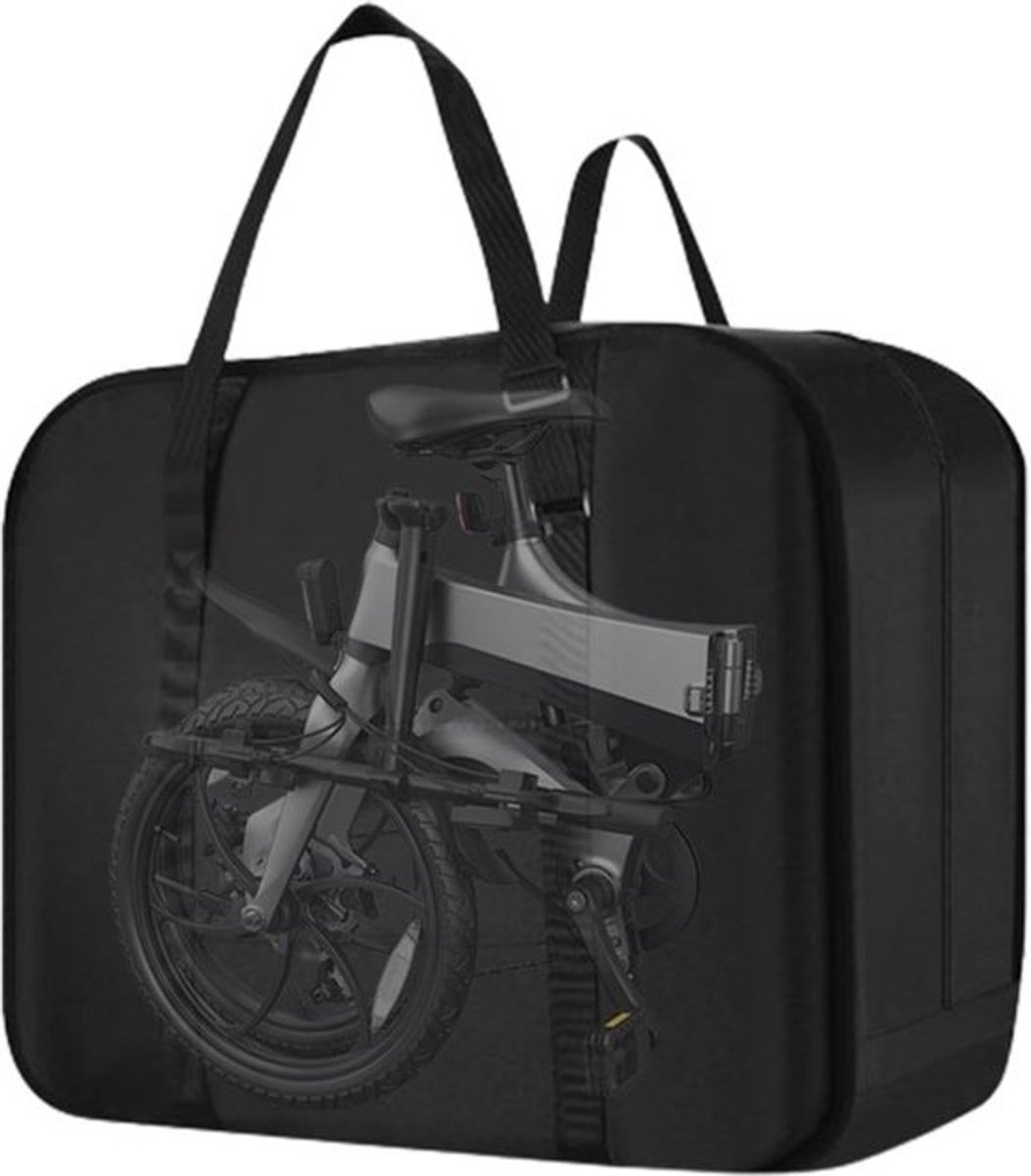 Opvouwbare fiets draagtas - Fiets reistas transportzak - Fiets vervoeren - Waterdichte oxford stof - 20 inch - Zwart