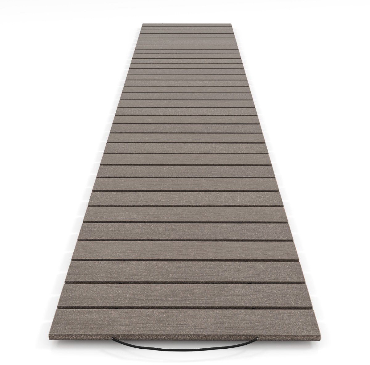 SureDeal® - Tuindecoratie - Tuinpad - Buiten Recht Oprolbaar - Tuin Erf Strand - 242x43x1,2 cm - Koffiebruin