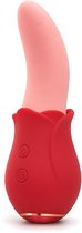 SF Toys – Tong Vibrator Rood – 10 Vibratiestanden – Clitoris, G-spot en Tepel Stimulator – Waterdicht – USB Oplaadbaar – Siliconen