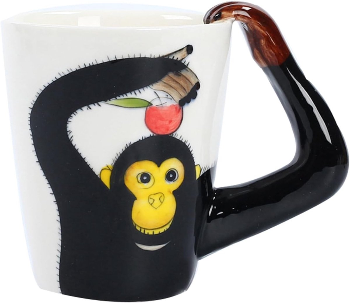 Grappige 3D Keramische Koffiemok voor Koffieliefhebbers - Uniek Cadeau voor Dierenvrienden en Humoristen