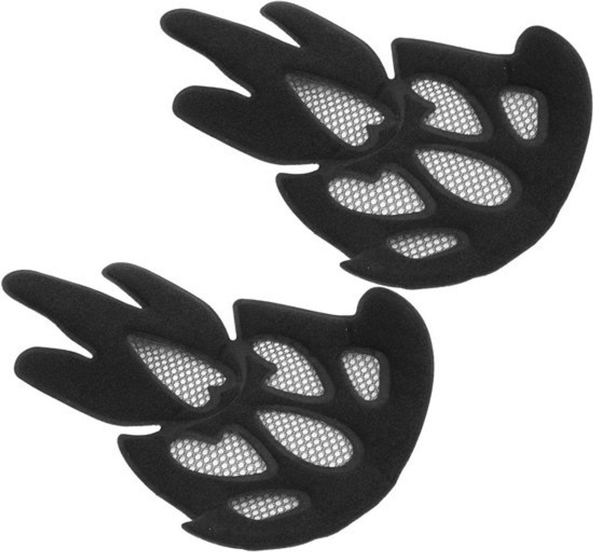 Fietshelm Voering Set - Helm Kussens Vliegnet - Comfortabel Fietsen - Insectenwerend Ademend - 2 Sets - Zwart