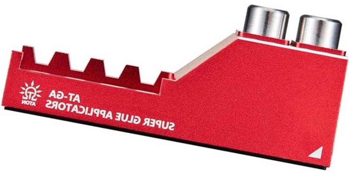 Lijm Applicator Platform - Modelbouw Gereedschap - Model Assemblage - Duurzame Metaalconstructie - 10x8x3 cm - Zilver