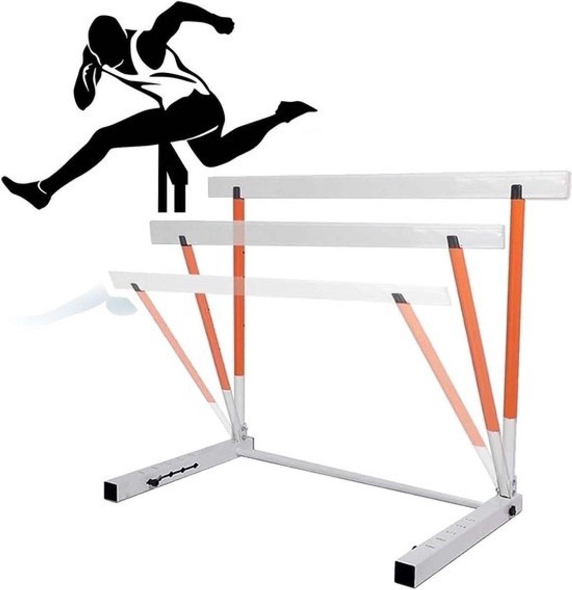 Sport Horden - Trainings Horden Atletiek Horden - Sport Training - Verstelbare Hoogte - N.v.t. - Helder