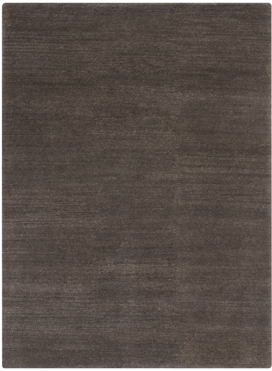 Lino Heritage Charcoal Vloerkleed 140x200cm - Handgeknoopt Tapijt van 100% Handgesponnen Wol - 15mm dik - 4,5kg/m² - 57800 knopen/m² - Hoogwaardig Vloerkleed voor o.a. Woonkamer, Eetkamer, Slaapkamer en Hal