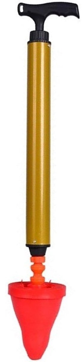 Toiletplunjer - Ontstoppingsgereedschap - Afvoer Ontstoppen - Verzegeld Zuigerontwerp - 62 cm Lengte - Roestvrij