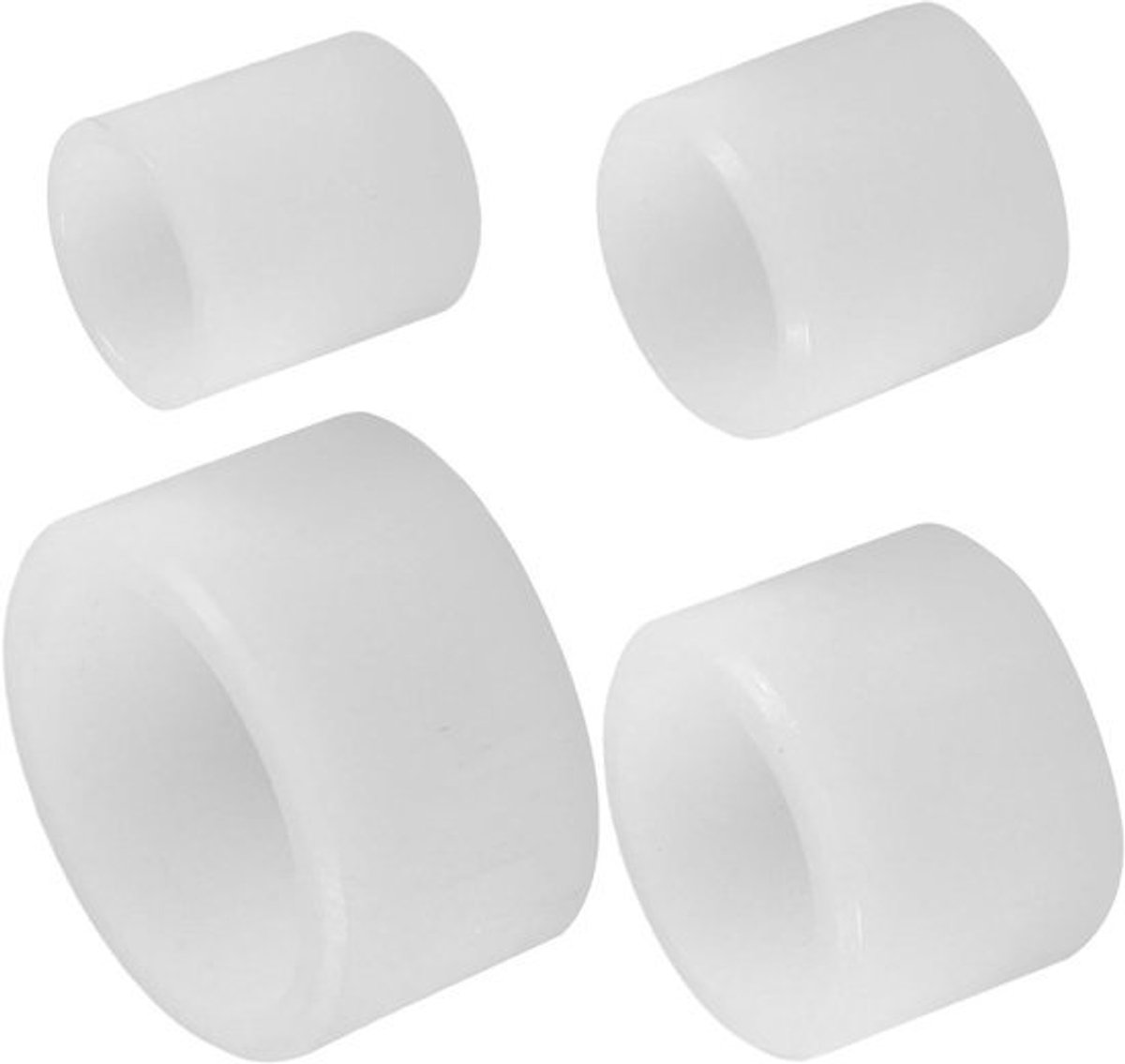 Slijpschijf Adapterset - Bussenset Conversie - Slijpmachine Aanpassen - Duurzaam Kunststof - 3.2 x 3.2 x 1.8 cm - Wit