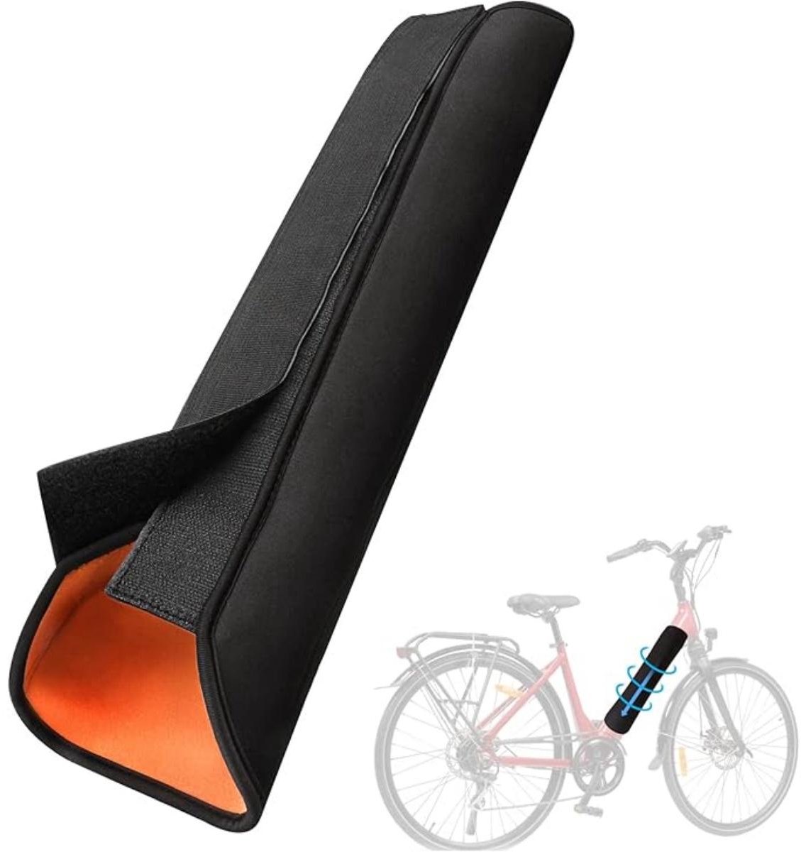 SSTRWGOOD E-Bike Accu Beschermhoes - Geschikt voor E-bike Batterijen 27-35 cm - Nylon Afdekhoes 53x37 cm - Kouderesistent en Stofdicht - Verlengt Levensduur van Accu