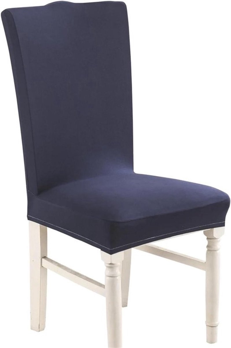 Stoelhoezen - Stoelbeschermers - Meubels Beschermen - Waterdicht Spandex Stretch - 1 Stuks - Zijde Navy