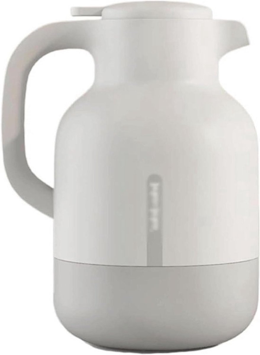 Thermische Koffiekaraf - Thermoskan Drankdispenser - Warme Dranken Serveren - Dubbellaags Vacuümgeïsoleerd - Grote Capaciteit - Zilverkleurig