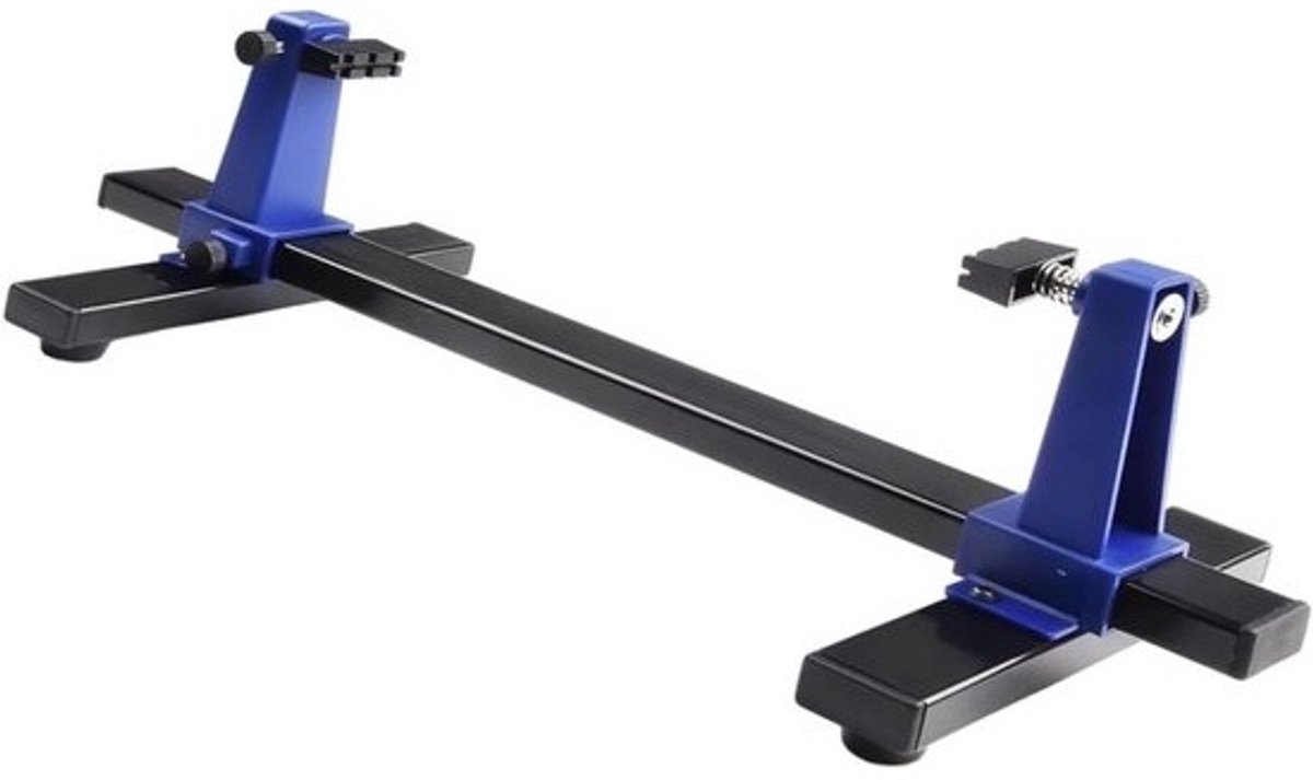 PCB Houder - Printplaat Montagetool - Elektronisch Werk - 360 Graden Rotatie - 0-300 mm Verstelbaar - Zwart