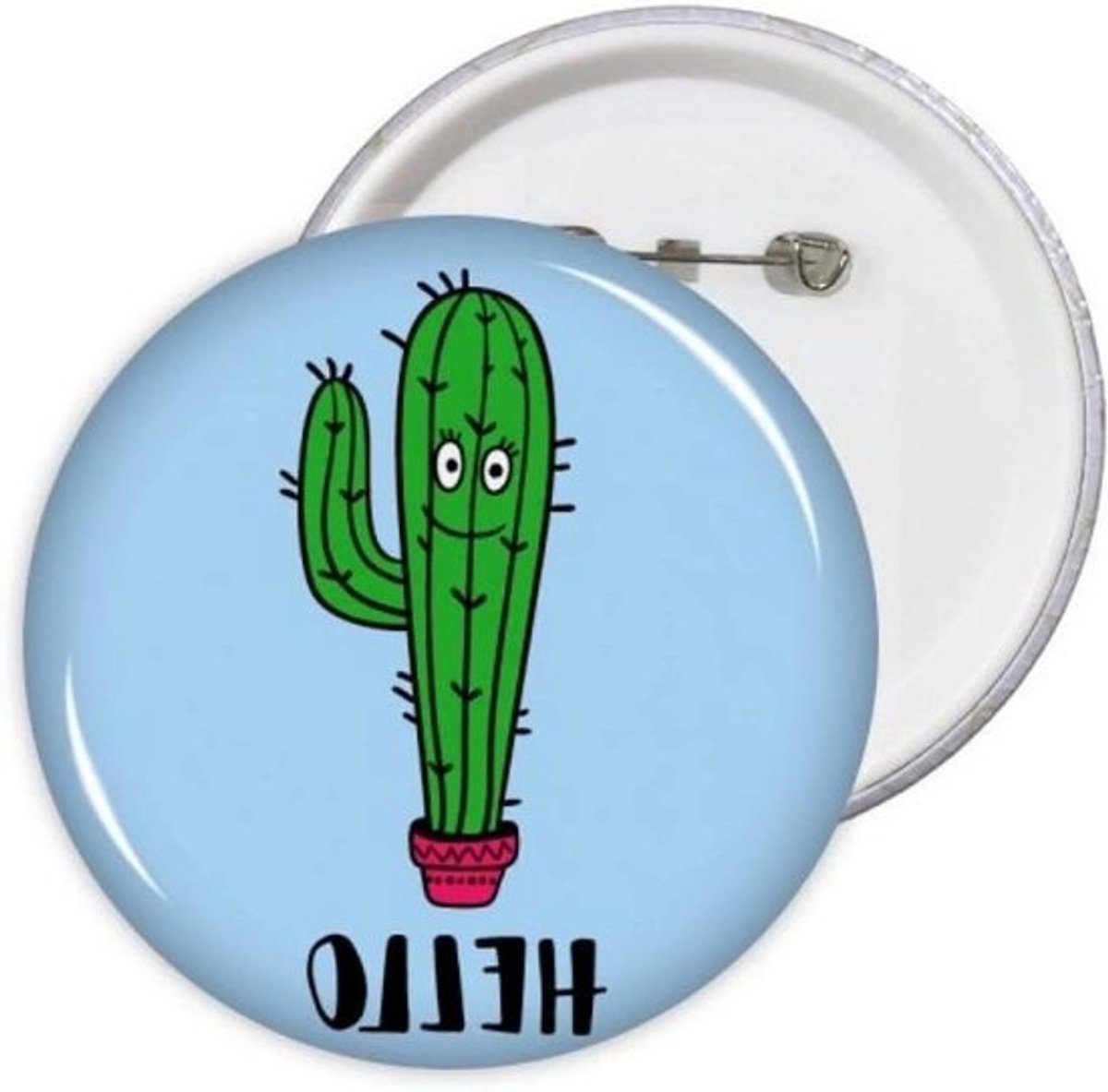 Cactus Decoratie Pins - Embleem Badge - Persoonlijke Decoratie - Kras- en UV-bestendig - 32 cm diameter - Groen