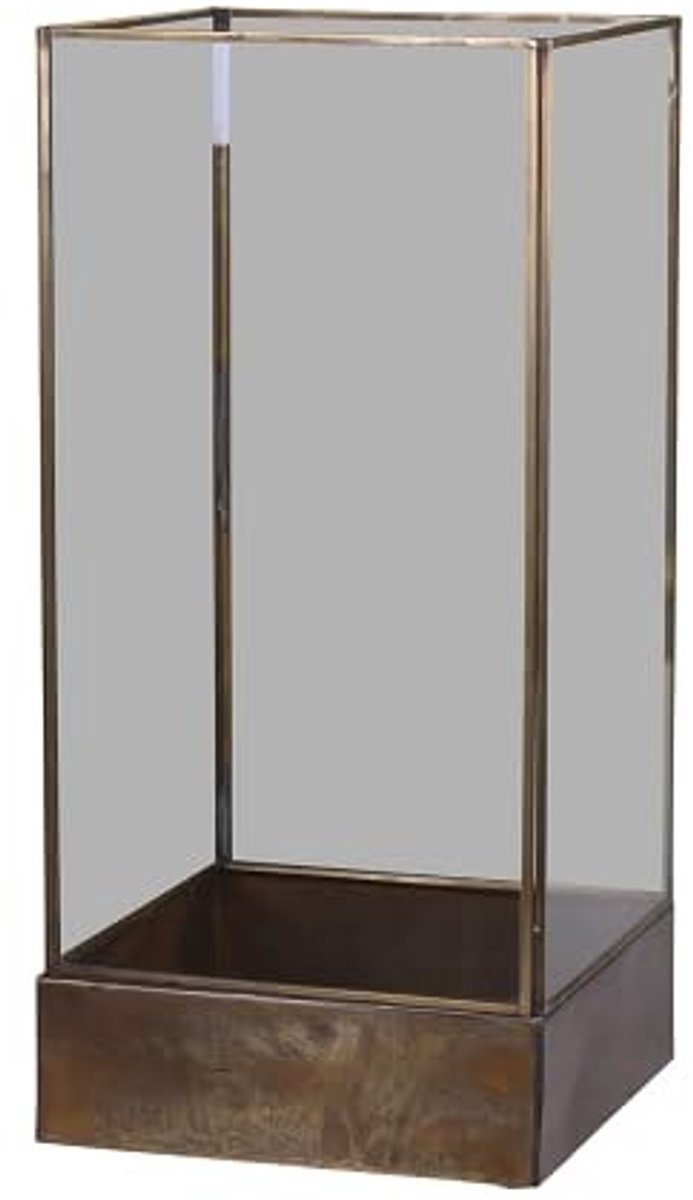 Display Box - Antiek Messing - 45 cm hoog