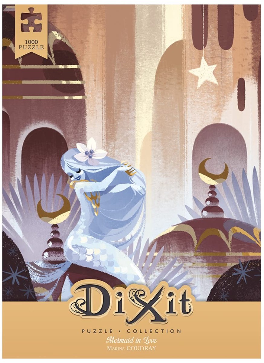 Dixit Puzzel 1000 stukjes - Zeemeermin in de liefde