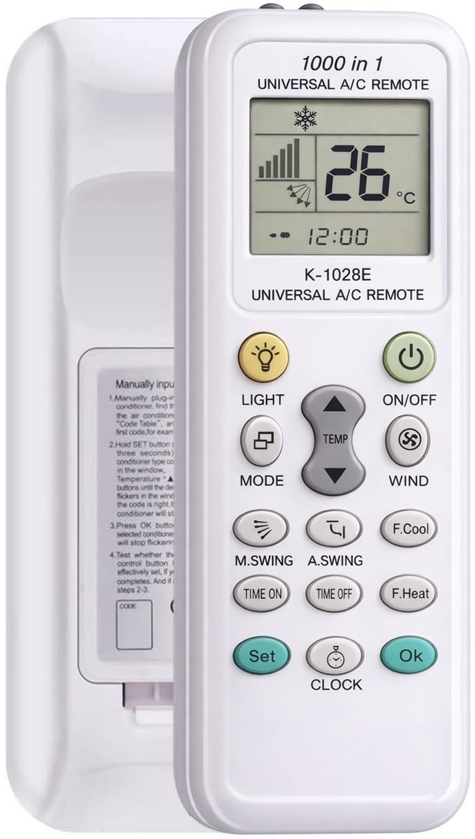 Universele Afstandsbediening Airconditioning - Compatibel met 1000+ merken