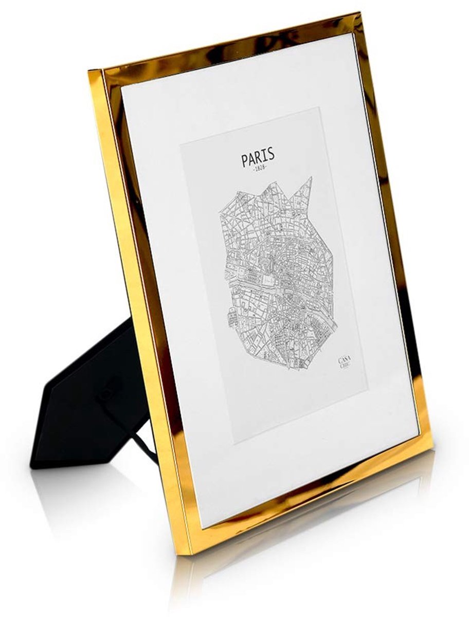 Fotoalbum Lijst Goud Geplated - 10x8 inch met 5x7 inch Montagemogelijkheid