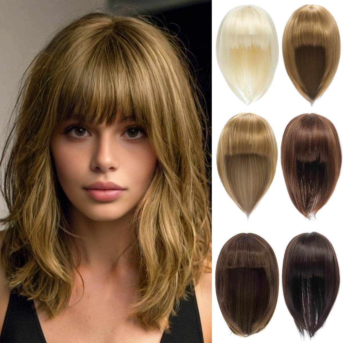 Haarextension 30 cm - Rechte Synthetic Haar - Donkerblond