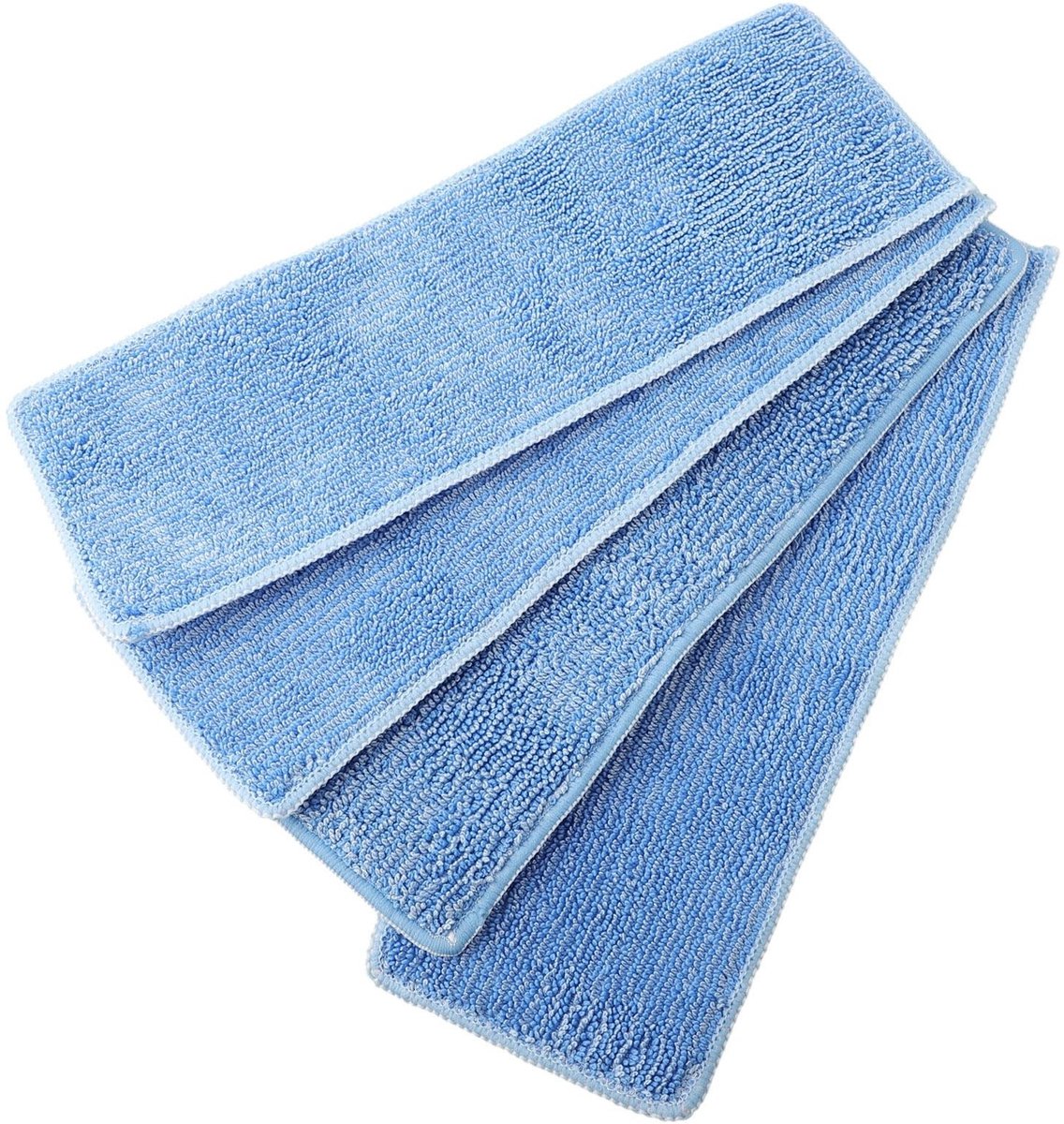 Vervangende Microvezeldoeken voor Robotstofzuiger - 4 Stuks Blauw