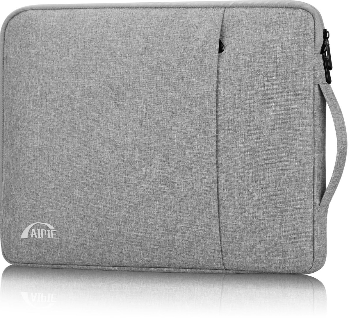 Laptop Schoudertas voor 15.6 Inch Laptops - Lichtgrijze Kleur