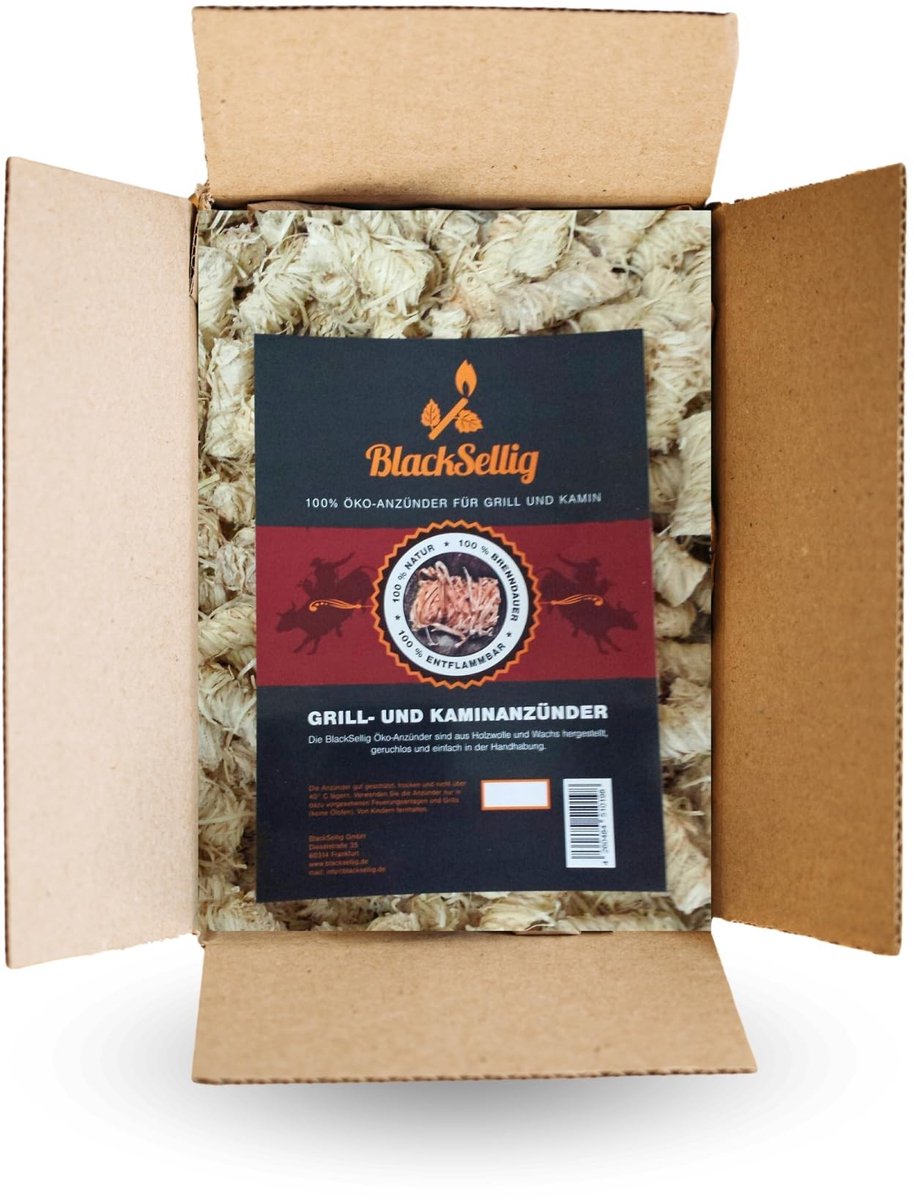 Milieuvriendelijke aanmaakhout - 100% natuurlijke houtwol - 10 kg