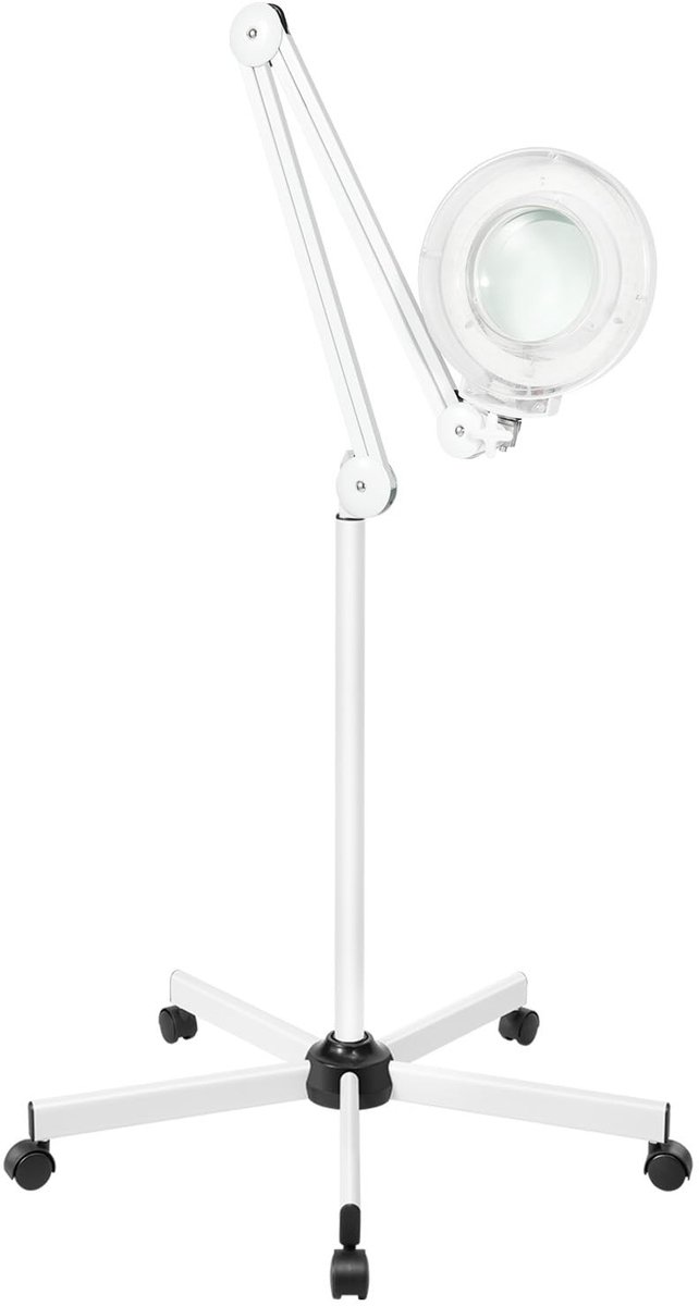 LED Vergrootglaslamp met 8x Vergroting - Wit