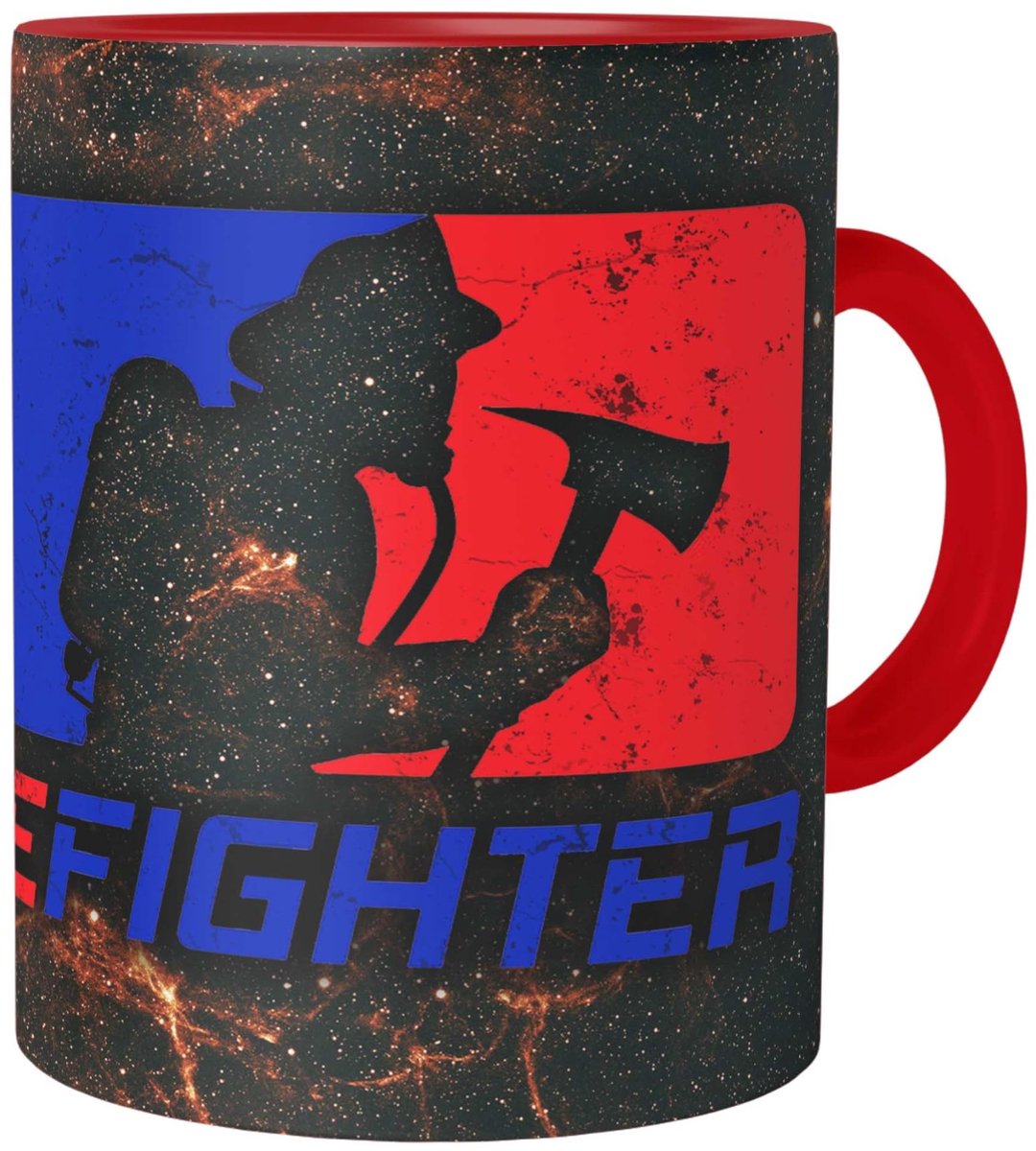 Keramische Koffiemok - 330 ml - Rood