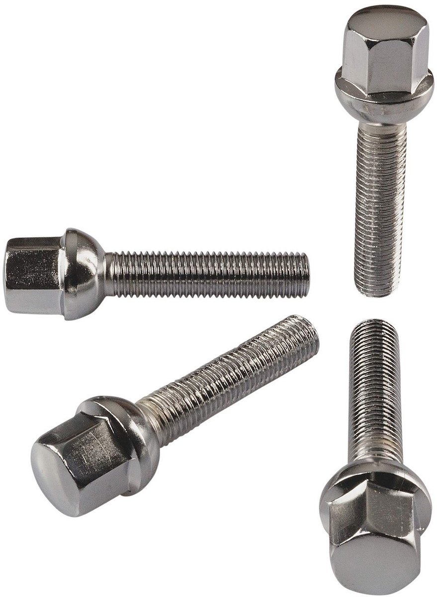 10 Zeskantbouten M14 x 1.5 x 60 mm - Chroom afwerking