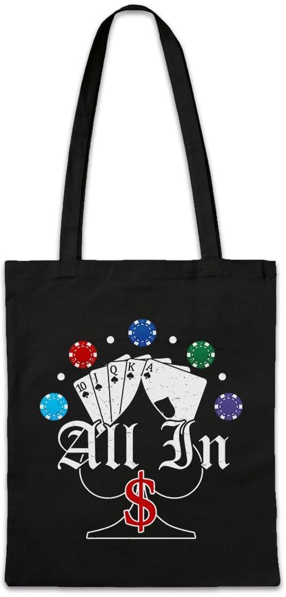 Hipster Tas - Zwart - 38 x 42 cm - Katoen