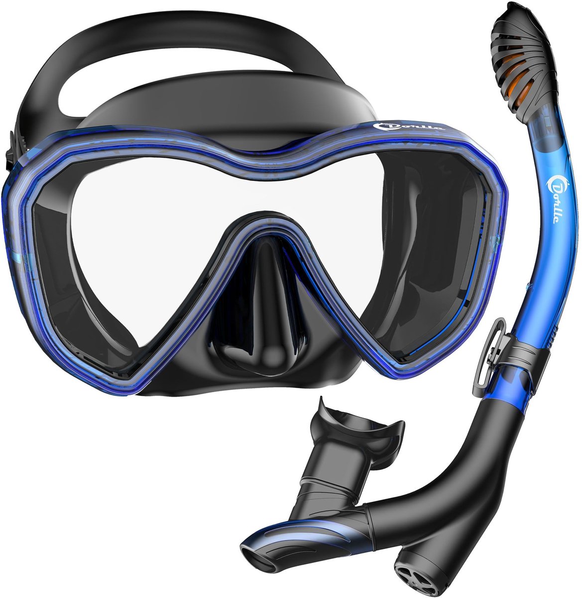 Snorkelset met Panorama Masker - Waterdicht en Anti-Fog