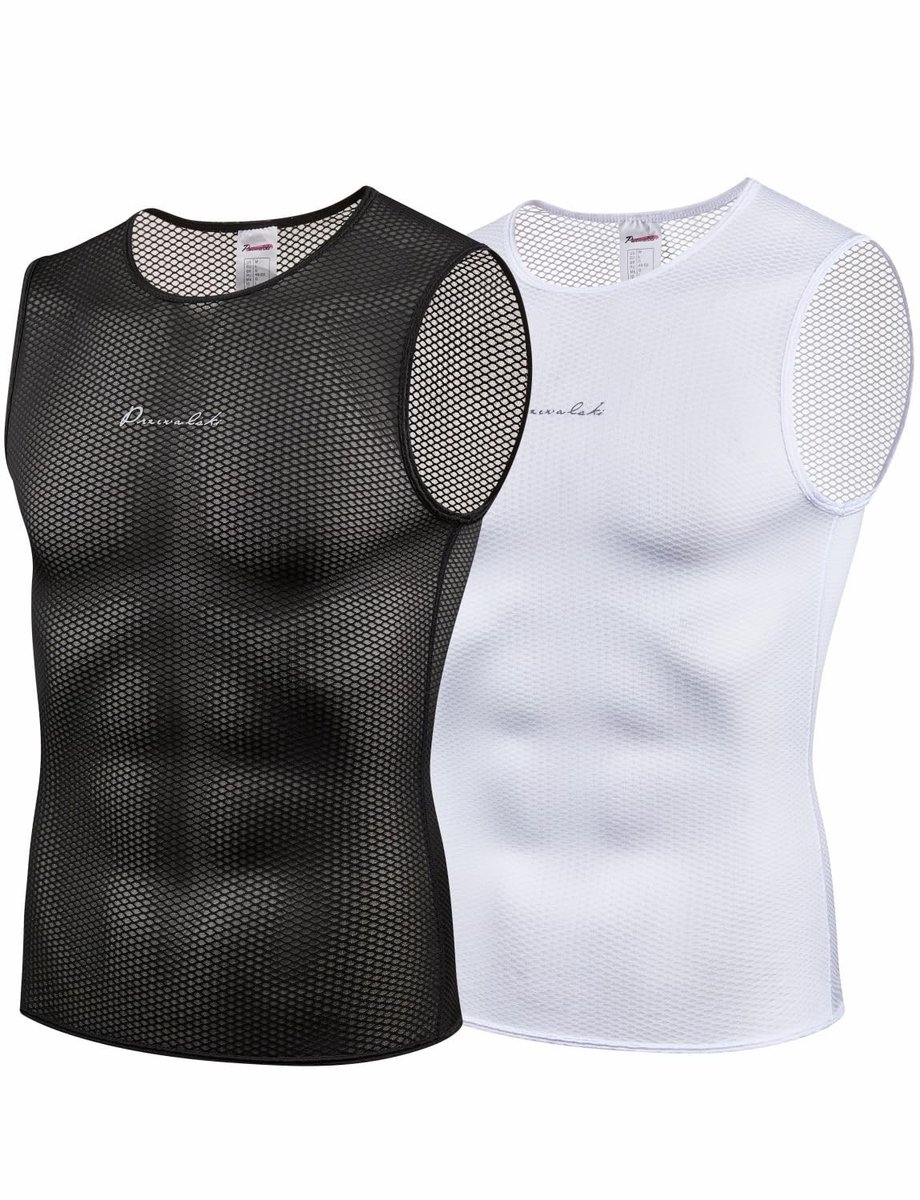Heren Fiets Ondershirt Mouwloos - Sneldrogend en Ademend