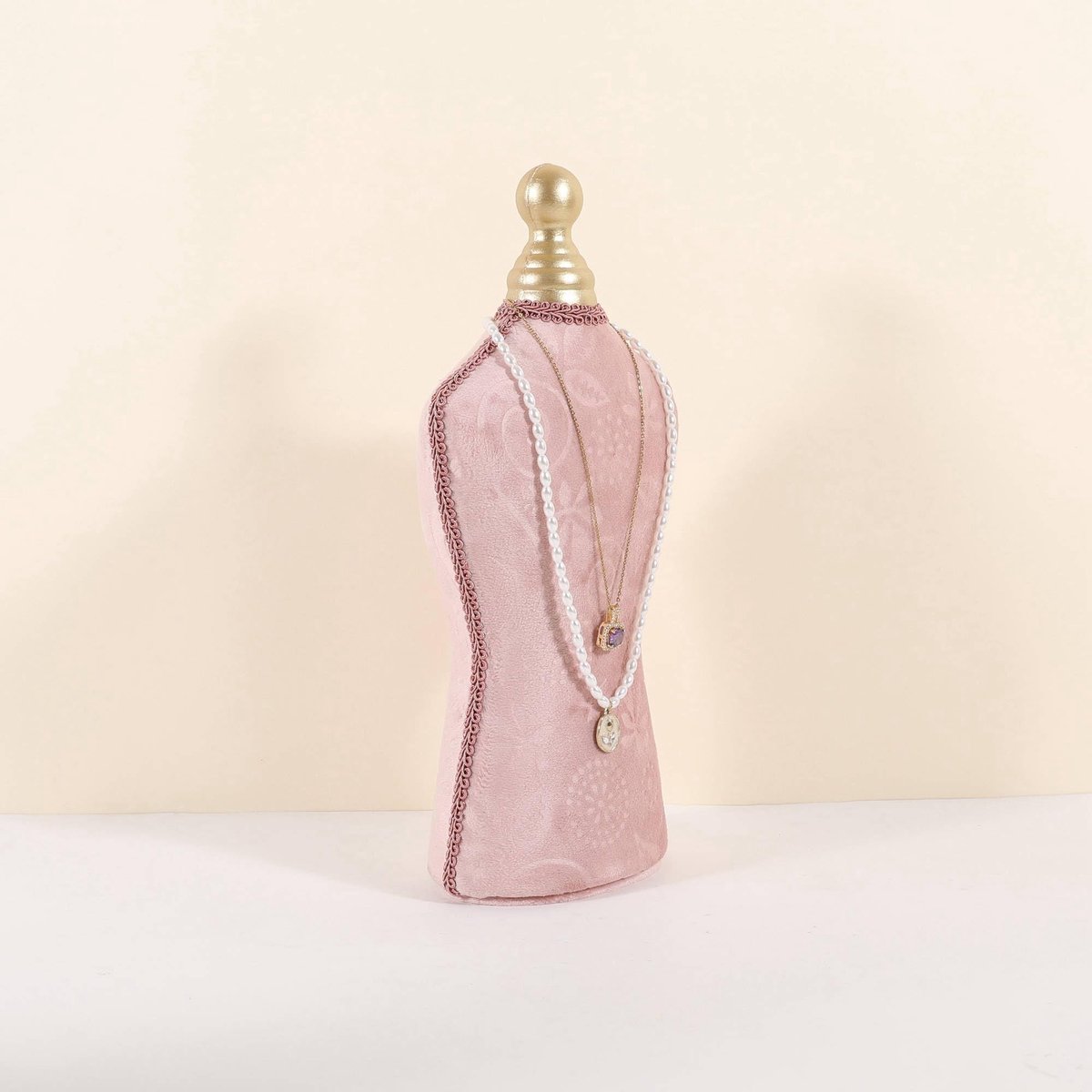 Kettinghouder - Fluweel Roze voor Fotografie