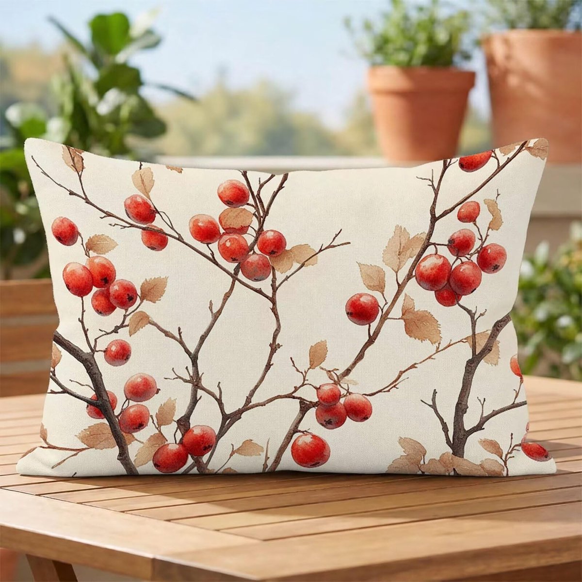Kussensloop - Waterdicht - Beige - 30 x 50 cm