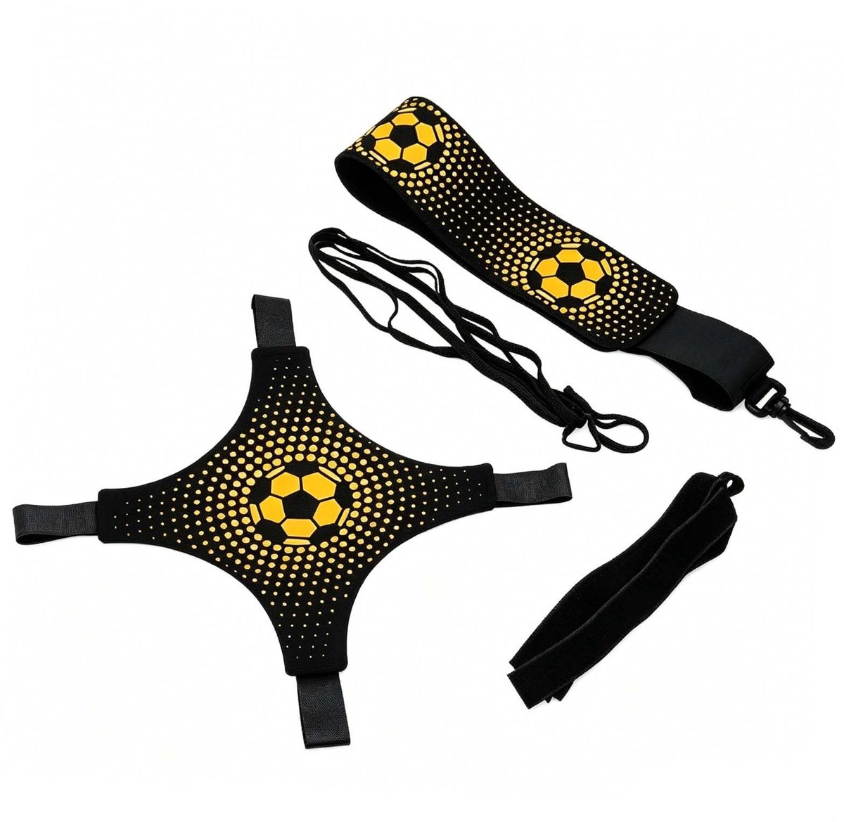 Solo voetbaltrainer met verstelbare riem - Voor balcontrole