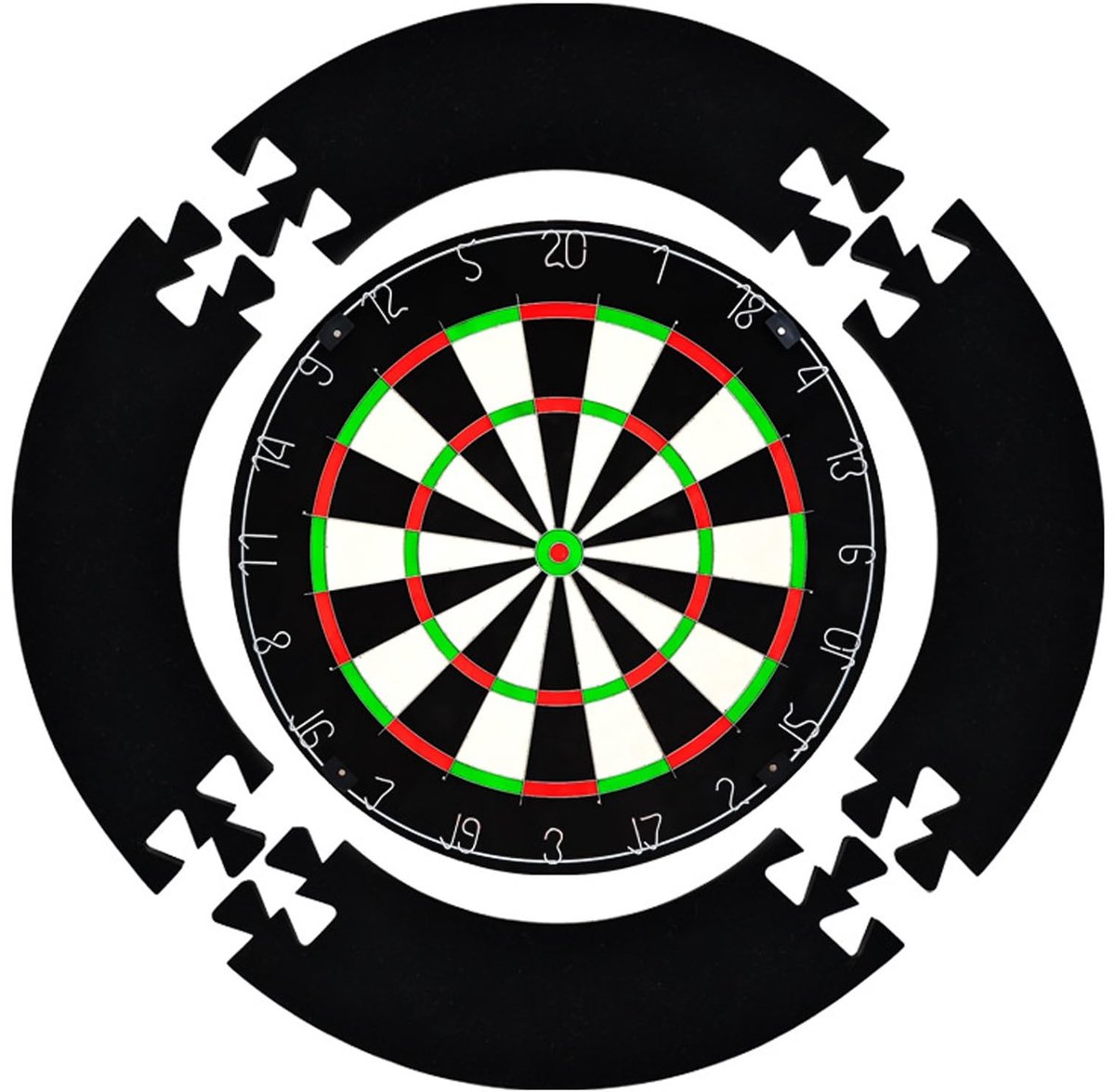 Dartbord Beschermring - Zwart
