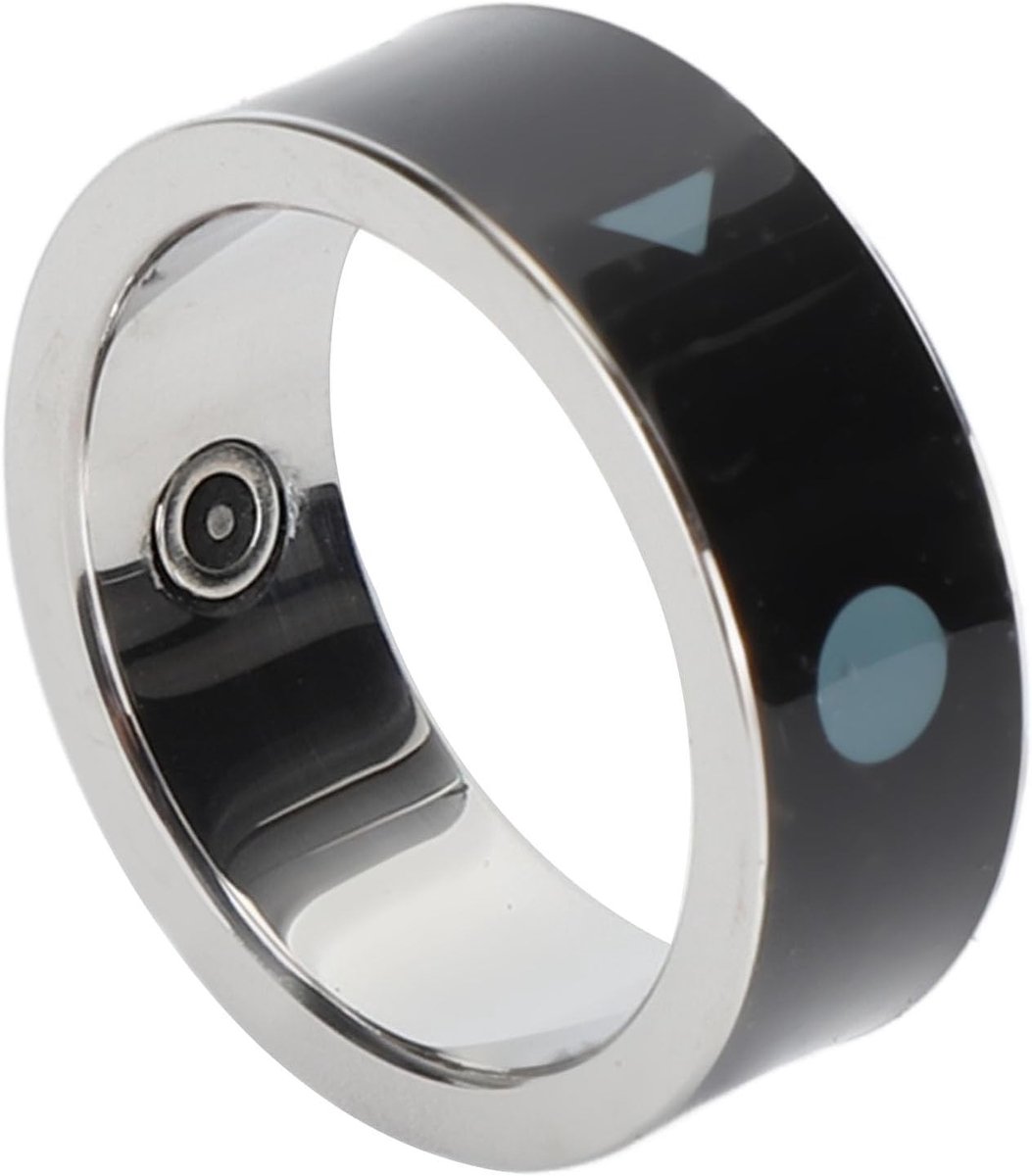 Slimme Ring Afstandsbediening voor Video-opnames, Bluetooth Camera Besturing, Magnetisch Opladen, Scroll Ring voor iOS en Android, Maat 20 (69mm)