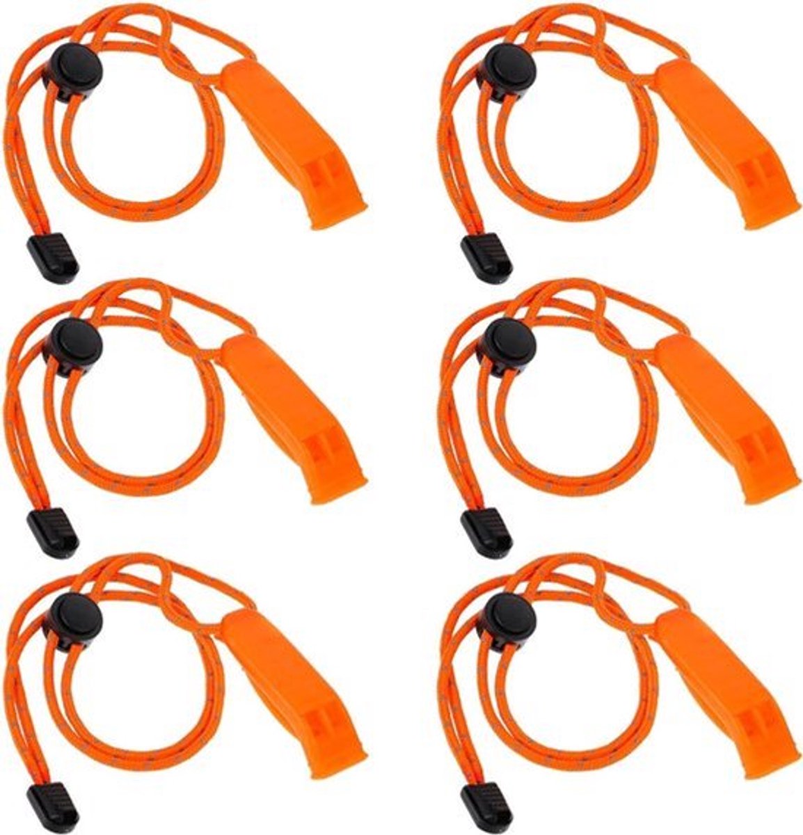 Noodfluitjes met lanyard - Survival Shrill Loud Marine Fluitje met reflecterende lanyard