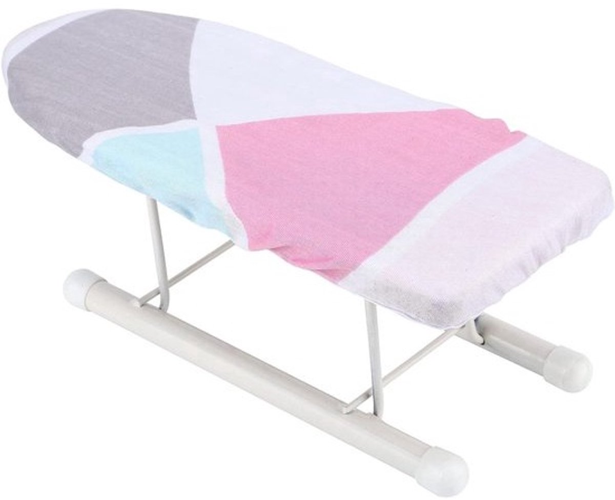 Strijkplank Mini - Tafelstrijkplank Opvouwbaar - Snel Kleding Strijken - Ruimtebesparend Ontwerp - 26 x 11 x 9 cm - Geometrisch