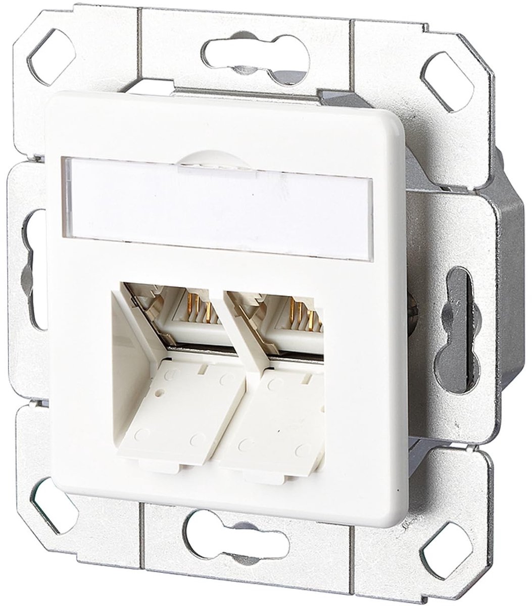 E-DAT Cat.6 UPk Box - 8/88 met Aansluitterminals - Wit