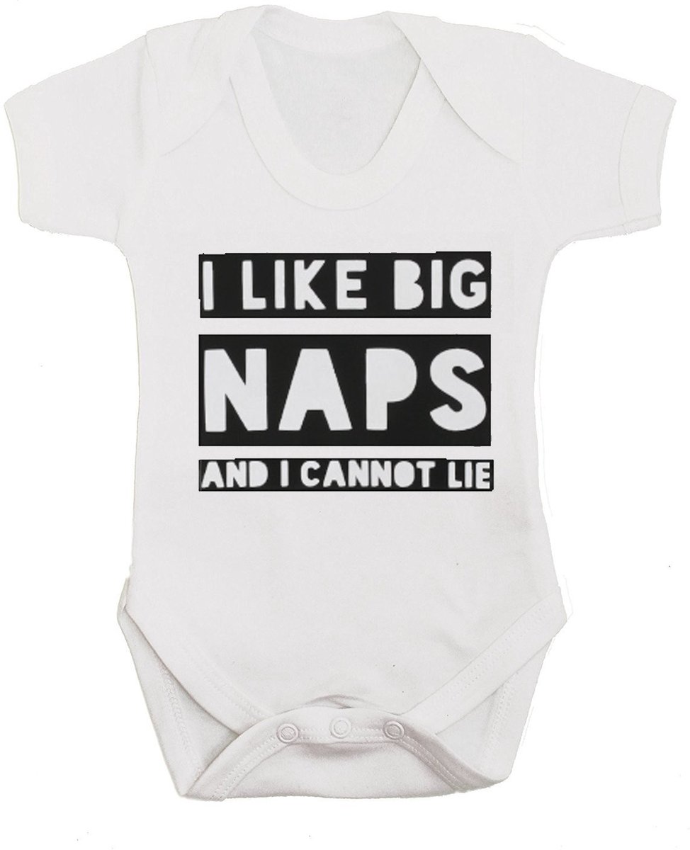 Baby Romper met hiphopprint - I Like Big