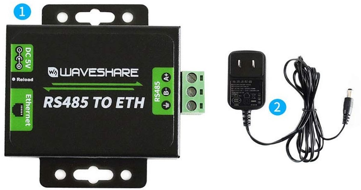 RS485 naar Ethernet Converter - Ondersteunt Server