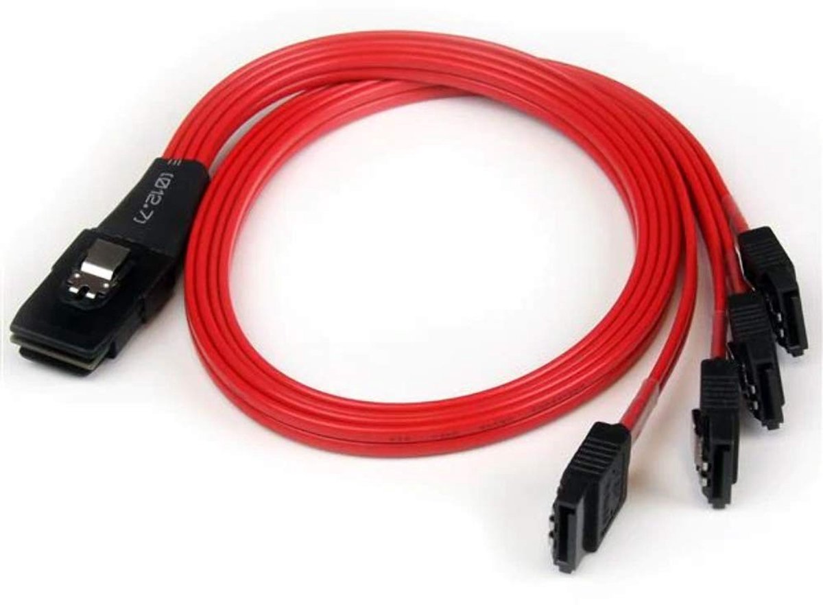 SFF-8087 naar 4x Kabel 50cm - Intern