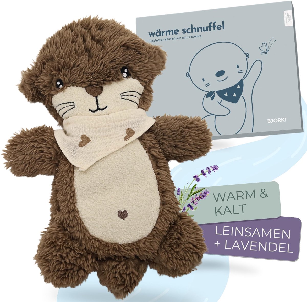 Warmtedeken voor Kinderen - Knuffel met Lijnzaadvulling