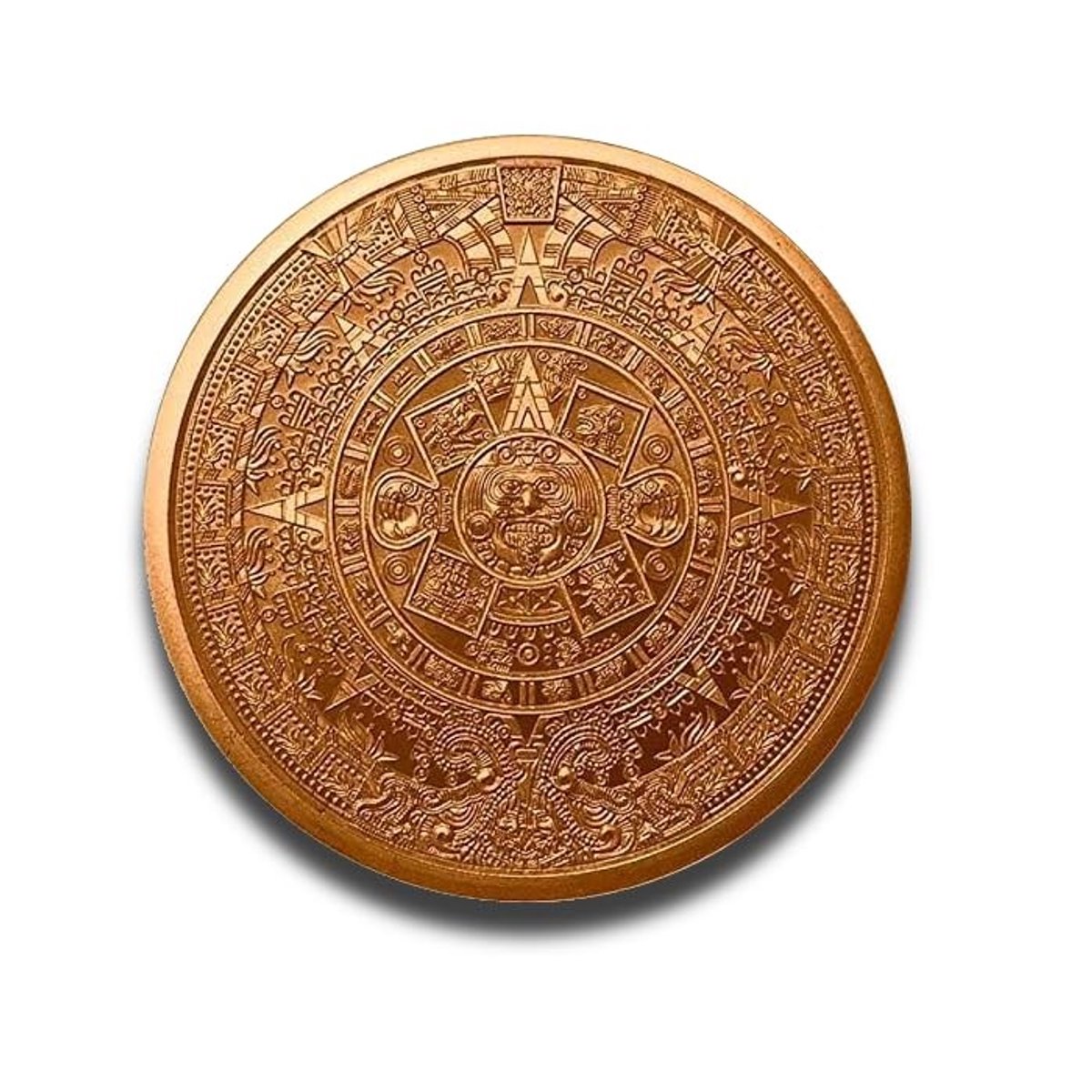 Azteekse Kalender Munt - 1 Ounce Koper
