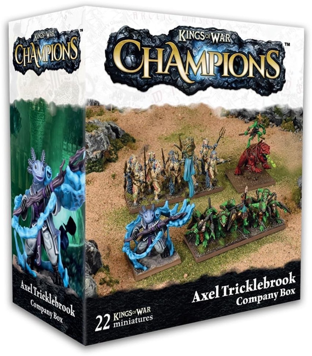 Kings of War Champions - Axel Tricklebrook Company Box met miniaturen