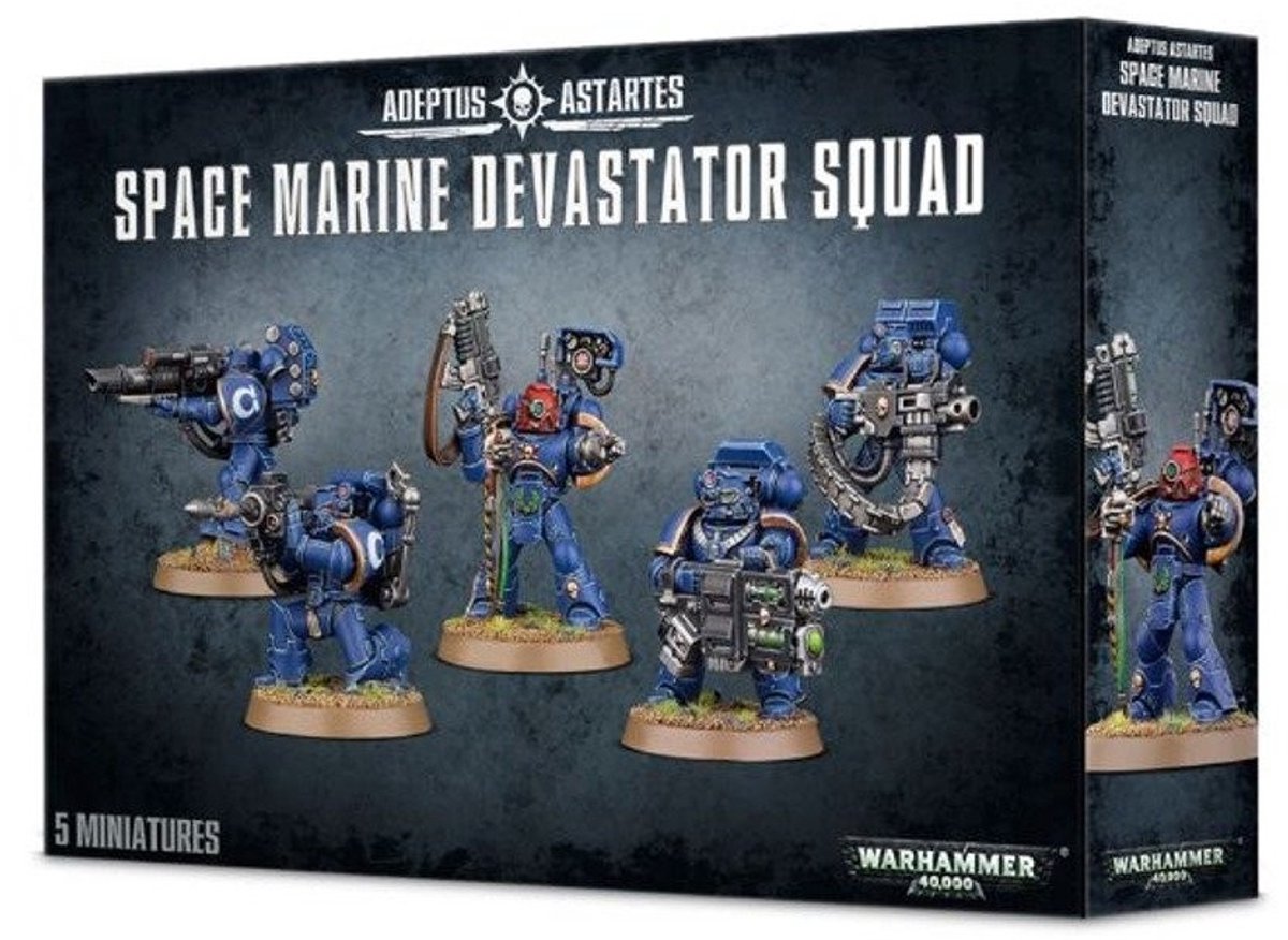 Space Marine Devastators Miniatuurspel - Tabletop Game